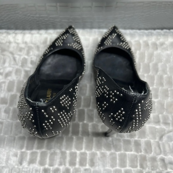 SAINT LAURENT WOMEN HEELS⭐️SIZE 38⭐️LEATHER⭐️GOOD CONDITION⭐️100% Authentic⭐️ - Picture 9 of 11